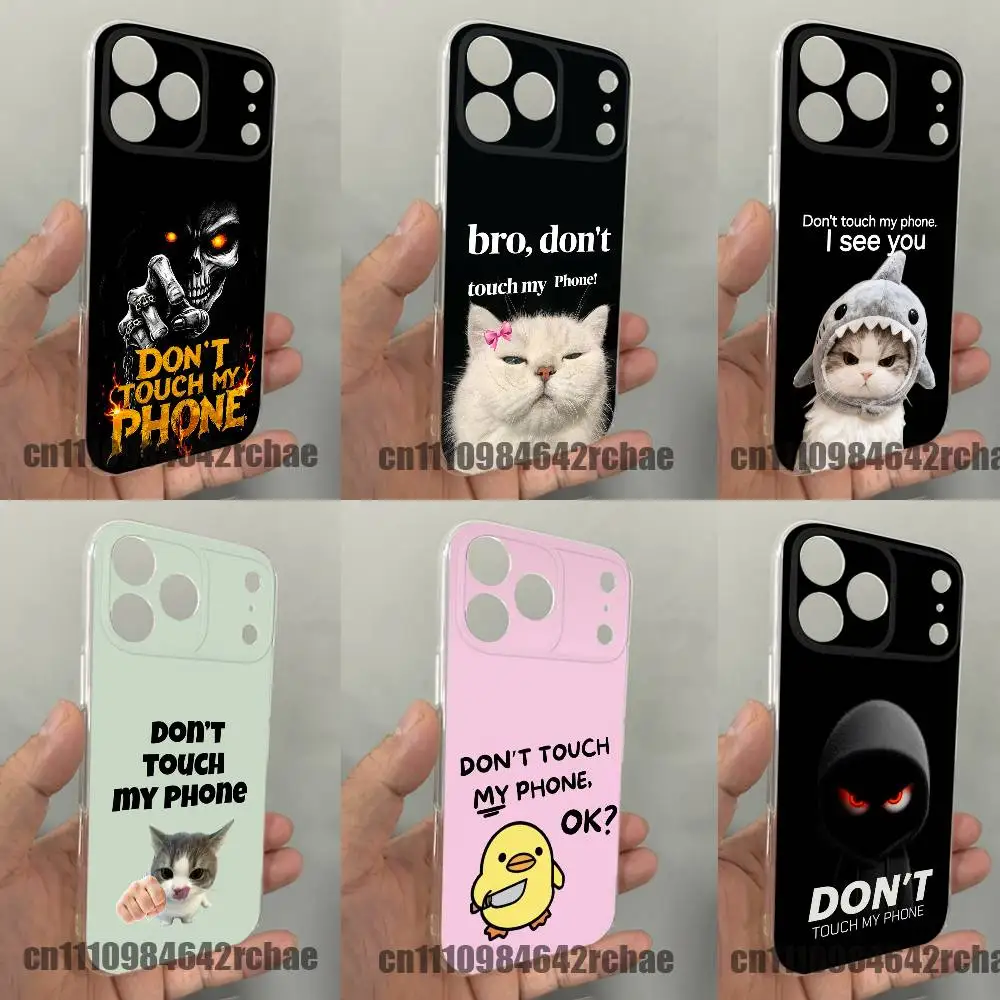 For Dont Touch My Phone Cat Phone Case iPhone 13,16,11,14,15,17,12,Air,Mini,Pro,Max,Plus,E Clear Soft Cover
For Dont Touch My Phone Cat Phone Case iPhone 13,16,11,14,15,17,12,Air,Mini,Pro,Max,Plus,E Clear Soft Cover