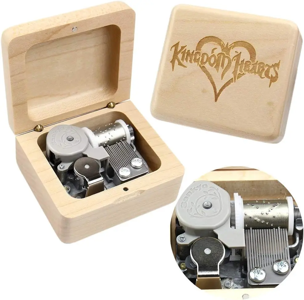 SOFTALK Kingdom Hearts Solid Wood Maple wood Theme Music Box Birthday, Christmas, Valentine's Day Gifts
SOFTALK Kingdom Hearts Solid Wood Maple wood Theme Music Box Birthday, Christmas, Valentine's Day Gifts