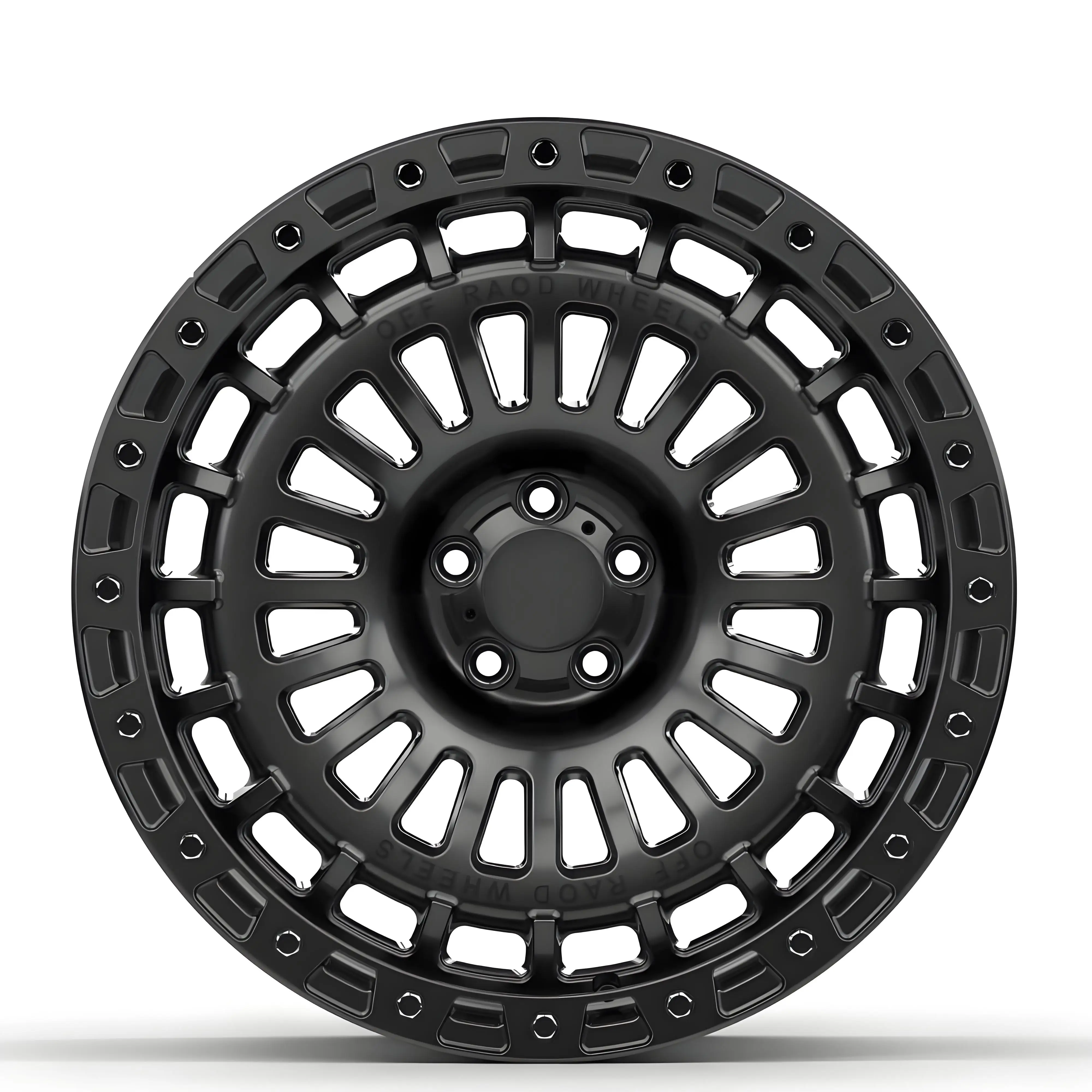 Customized 2 pieces of black grid designed aluminum forged wheels for off-road SUV 5x120 5x165.1 5x114.3 5x130 100-20mm
Customized 2 pieces of black grid designed aluminum forged wheels for off-road SUV 5x120 5x165.1 5x114.3 5x130 100-20mm