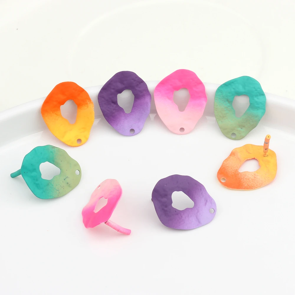 Zinc Alloy Spray Painted Macaron Colored Geometric Exaggeration Earring Connector 6pcs For Fashion Earrings Jewelry Accessories
Zinc Alloy Spray Painted Macaron Colored Geometric Exaggeration Earring Connector 6pcs For Fashion Earrings Jewelry Accessories