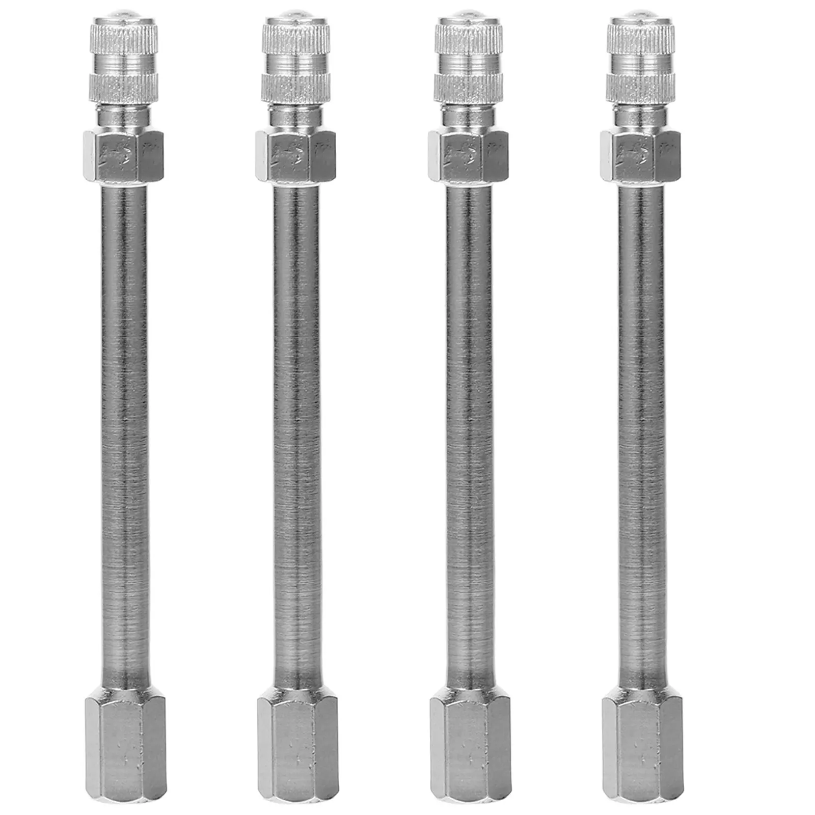 4pcs Tire Valve Extension Rods 100mm Brass Stem Adapters for Cars Trucks Motorcycles Easy Install Durable Metal Tire Air Valve
4pcs Tire Valve Extension Rods 100mm Brass Stem Adapters for Cars Trucks Motorcycles Easy Install Durable Metal Tire Air Valve