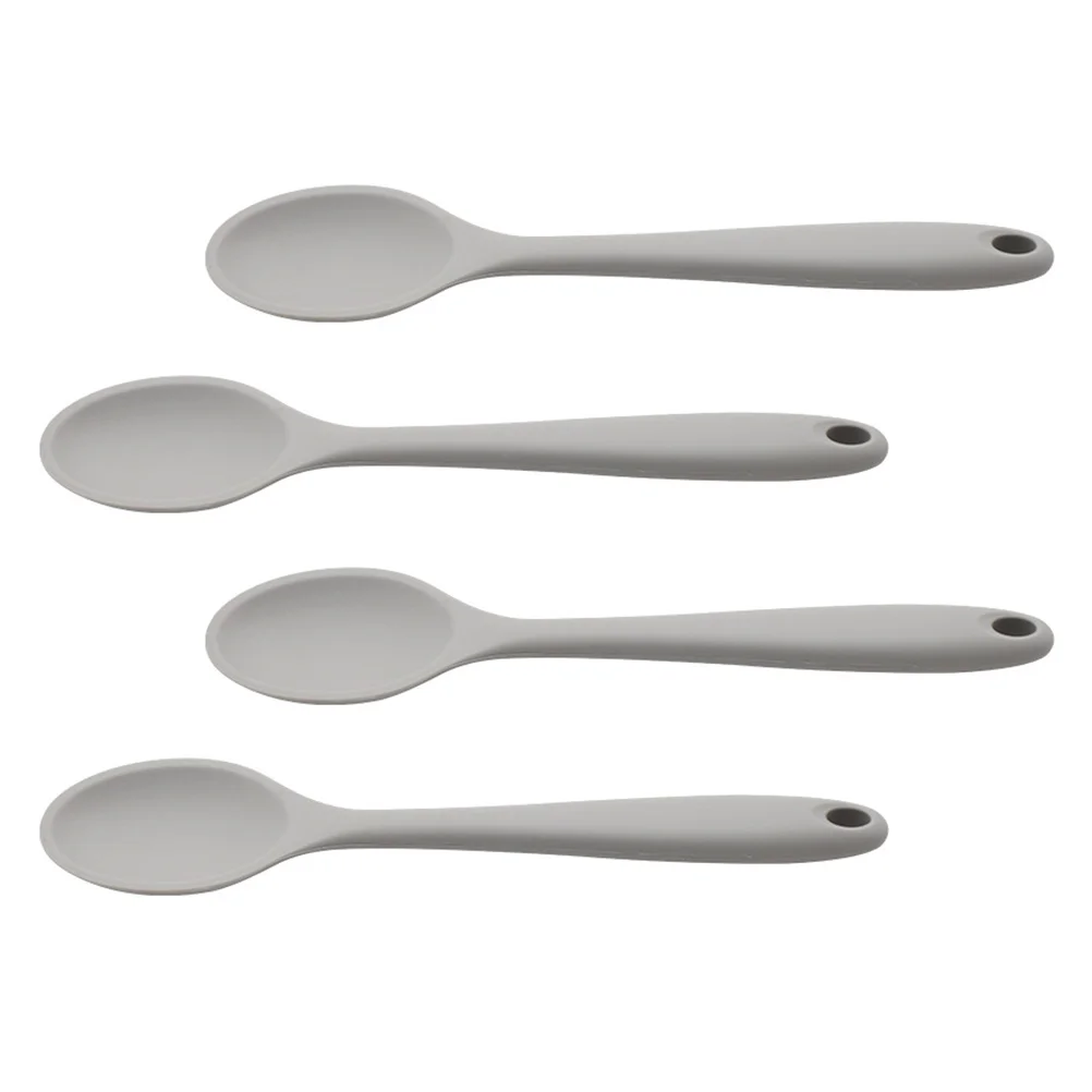 4 Pcs Silicone Spoon Stirring Spoons Kitchen Supplies Non-stick Mixing Salad Soup Ladle
4 Pcs Silicone Spoon Stirring Spoons Kitchen Supplies Non-stick Mixing Salad Soup Ladle
