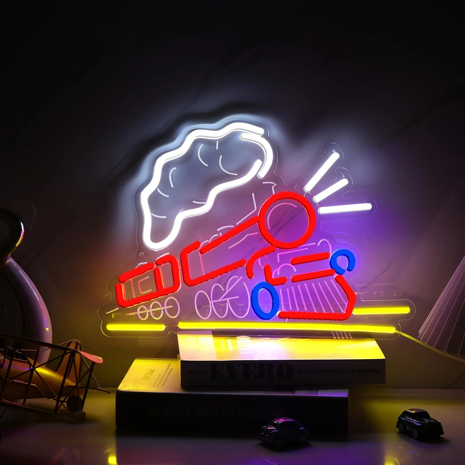 Неоновая вывеска «Поезд», источник питания USB 5 В с регулируемой яркостью, регулируемая яркость, спальня, игровая комната, украшение стен комнаты для вечеринок
Неоновая вывеска «Поезд», источник питания USB 5 В с регулируемой яркостью, регулируемая яркость, спальня, игровая комната, украшение стен комнаты для вечеринок