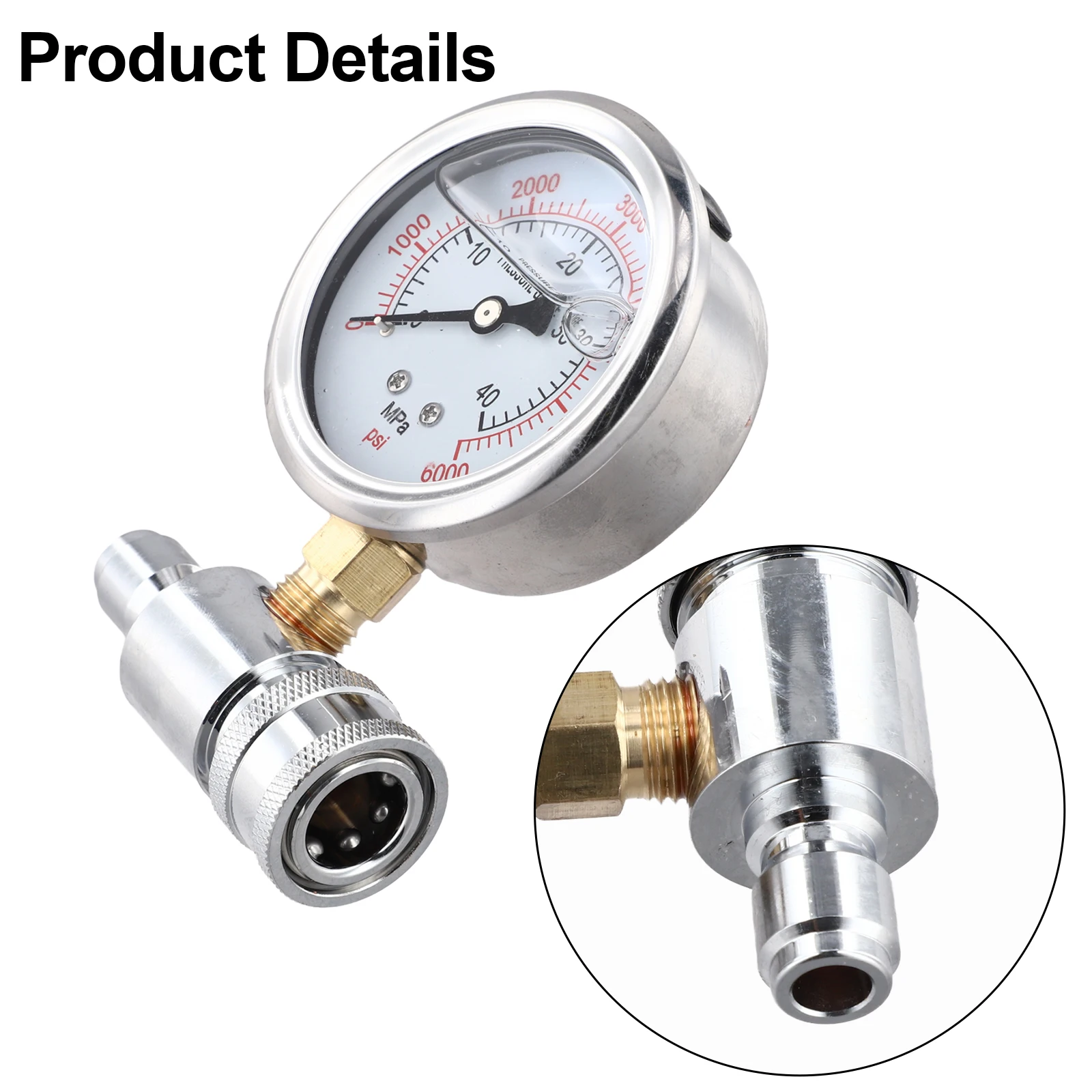 As Picture Pressure Gauge 5000 PSI Pressure Gauge Pressure Sensor Shockproof Pressure Gauge Precise Pressure Measurement
As Picture Pressure Gauge 5000 PSI Pressure Gauge Pressure Sensor Shockproof Pressure Gauge Precise Pressure Measurement