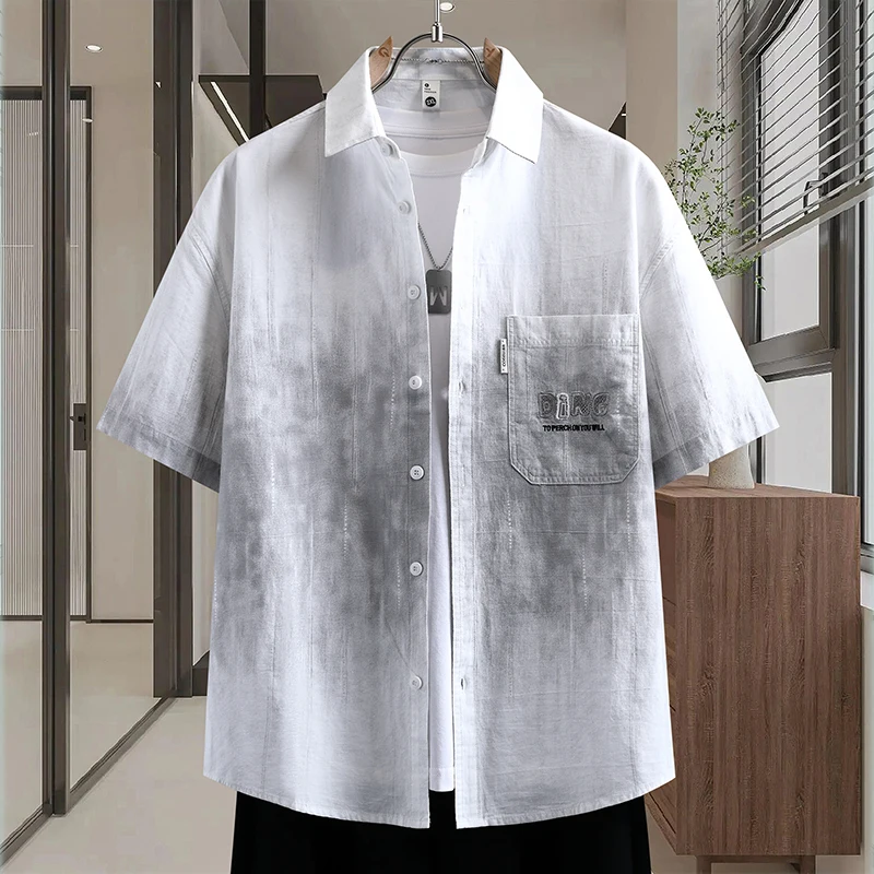 2026 model men's summer all-cotton short-sleeved shirt - summer trend loose-fit version
2026 model men's summer all-cotton short-sleeved shirt - summer trend loose-fit version
