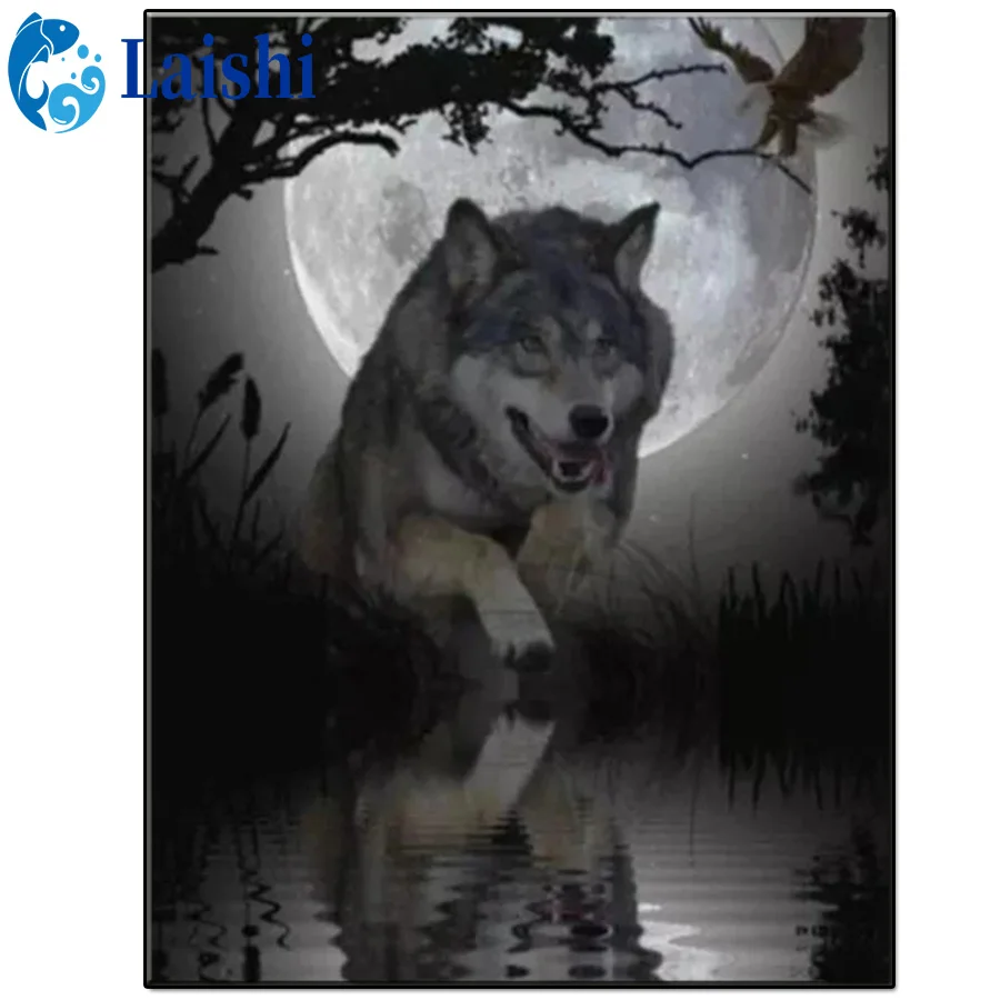 5D DIY Diamond Painting Night forest landscape, wolf Full Square/Round Drill Diamond Embroidery Rhinestone Mosaic Home Decor
5D DIY Diamond Painting Night forest landscape, wolf Full Square/Round Drill Diamond Embroidery Rhinestone Mosaic Home Decor