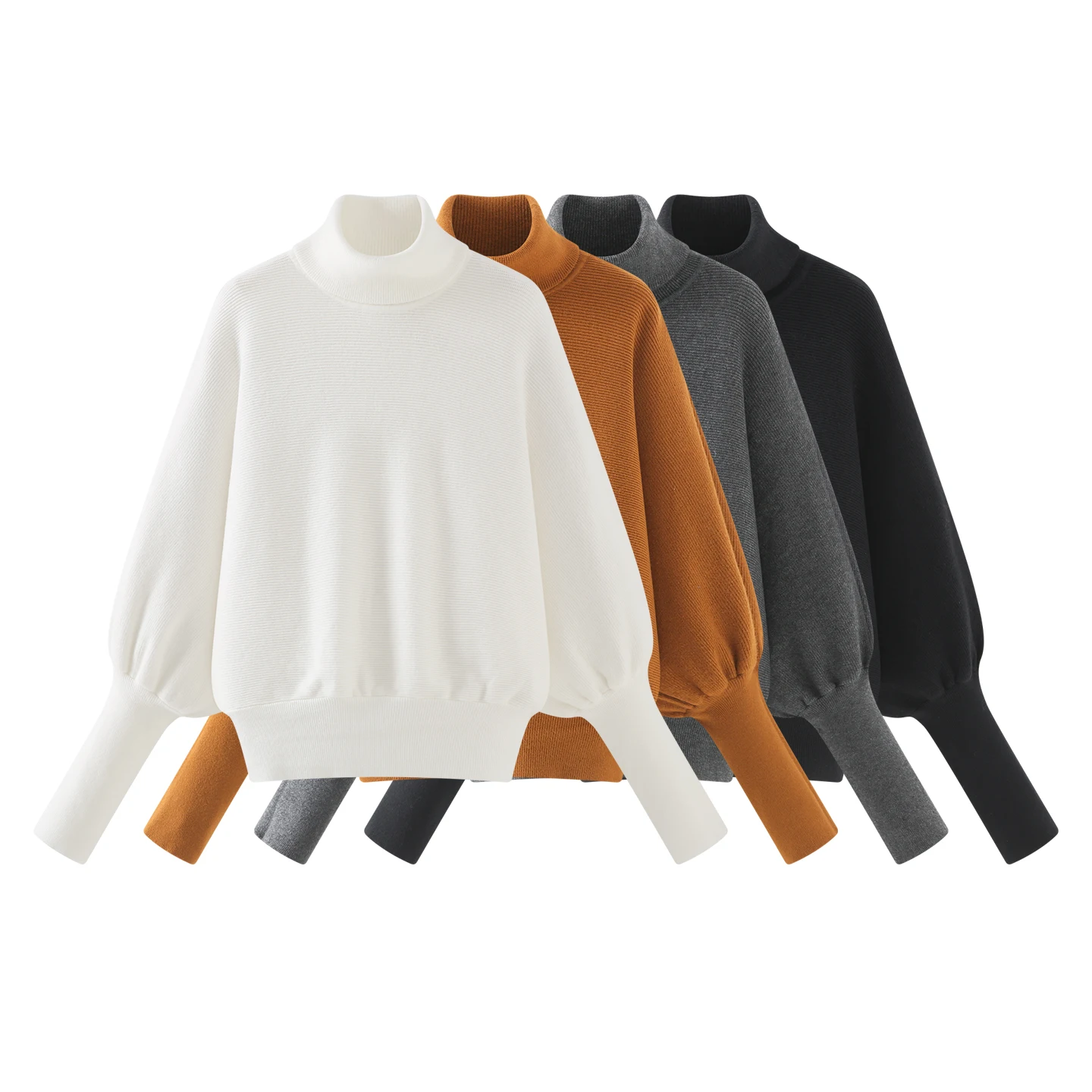 Корейский трикотаж Sle Batwing Sve с высоким воротником, ленивый дизайн, утягивающий фонарь Sve, свободный крой, повседневный длинный топ све
Корейский трикотаж Sle Batwing Sve с высоким воротником, ленивый дизайн, утягивающий фонарь Sve, свободный крой, повседневный длинный топ све