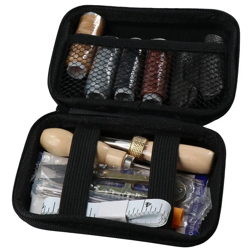 for DIY Leather Craft waxed thread leather repair kit large eye hand sewing needles sewing needles storage bag for hand sewing
for DIY Leather Craft waxed thread leather repair kit large eye hand sewing needles sewing needles storage bag for hand sewing