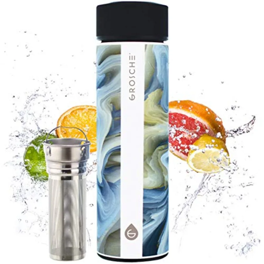 Chicago EXTRA LONG INFUSER - SOFT TOUCH - Tea and Fruit Infuser Water Bottle - Double Walled Vacuum Insulated Stainless Steel F
Chicago EXTRA LONG INFUSER - SOFT TOUCH - Tea and Fruit Infuser Water Bottle - Double Walled Vacuum Insulated Stainless Steel F