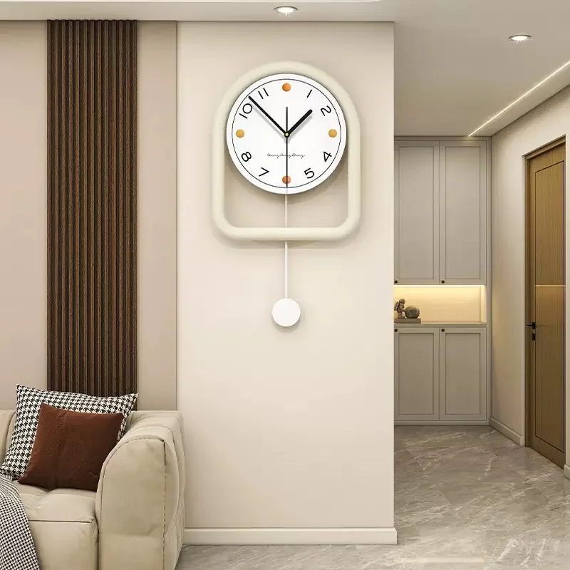 Wall clock living room no punching clock high-end feeling wall hanging home dining room background style simple clock
Wall clock living room no punching clock high-end feeling wall hanging home dining room background style simple clock