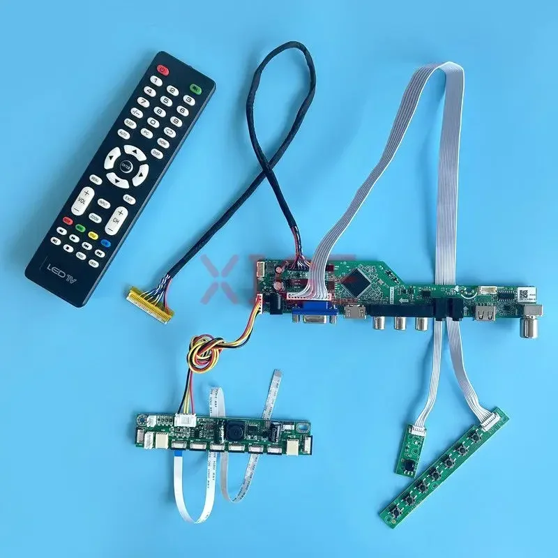 Плата драйвера ЖК-контроллера подходит для LM185WH2 M185B3 LVDS 30-контактный 1366*768, комплект экрана монитора VGA + HDMI + AV + USB 18,5 дюйма, аналоговый ТВ-сигнал
Плата драйвера ЖК-контроллера подходит для LM185WH2 M185B3 LVDS 30-контактный 1366*768, комплект экрана монитора VGA + HDMI + AV + USB 18,5 дюйма, аналоговый ТВ-сигнал
