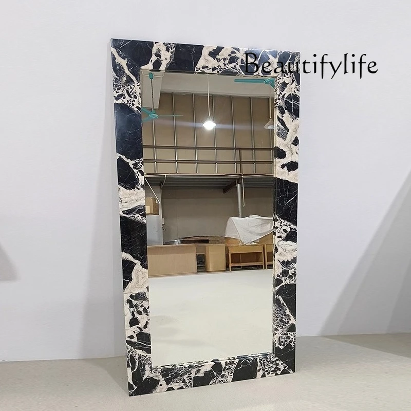 Italian minimalist marble living room floor-to-ceiling full-body mirror household high-end hanging fitting mirror light luxury
Italian minimalist marble living room floor-to-ceiling full-body mirror household high-end hanging fitting mirror light luxury