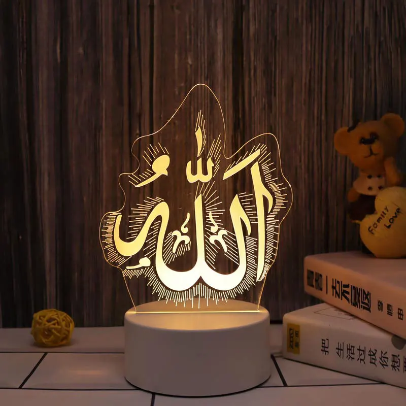 LED 3D Acrylic Night Light Ramadan Decor EID Mubarak Decor 2026 For Home Ramadan Kareem Islamic Muslim Party Eid Al Adha Gifts
LED 3D Acrylic Night Light Ramadan Decor EID Mubarak Decor 2026 For Home Ramadan Kareem Islamic Muslim Party Eid Al Adha Gifts