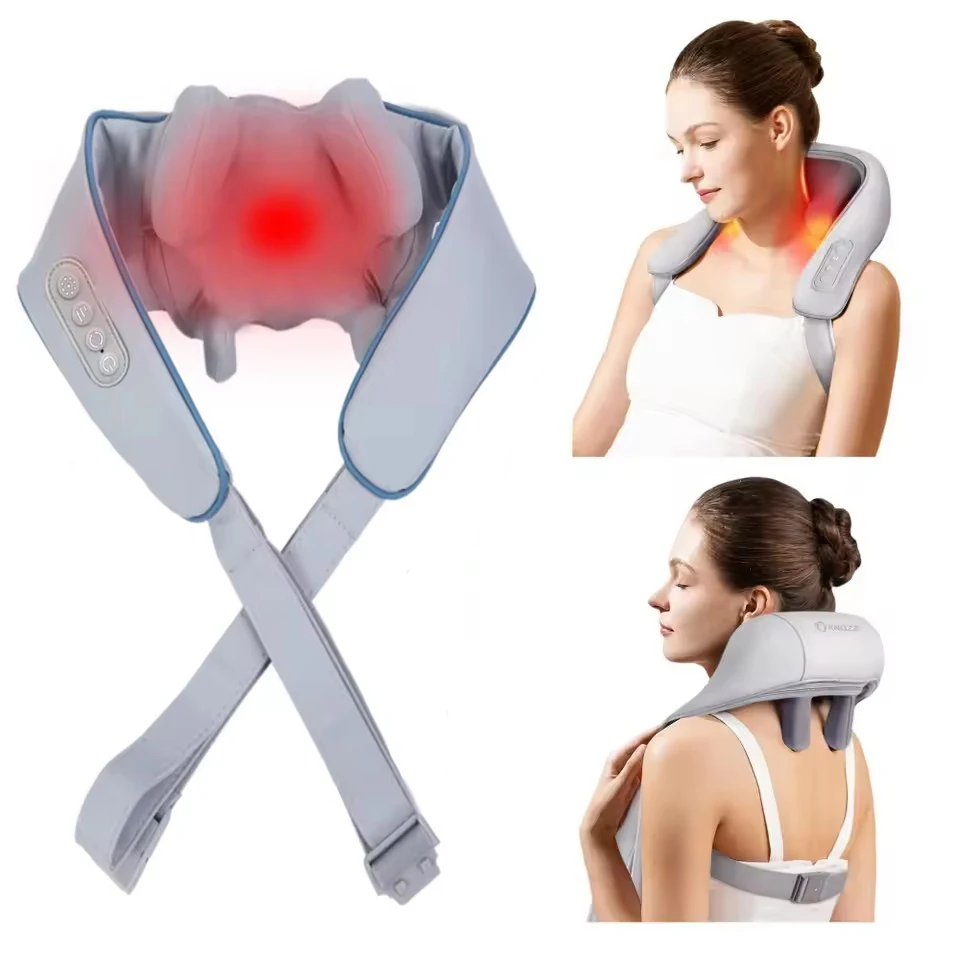 Foreverlily Wireless Shoulder And Back Kneading Massage Shawl Neck masajeador Brushless Motor Neck And Shoulder Massager
Foreverlily Wireless Shoulder And Back Kneading Massage Shawl Neck masajeador Brushless Motor Neck And Shoulder Massager