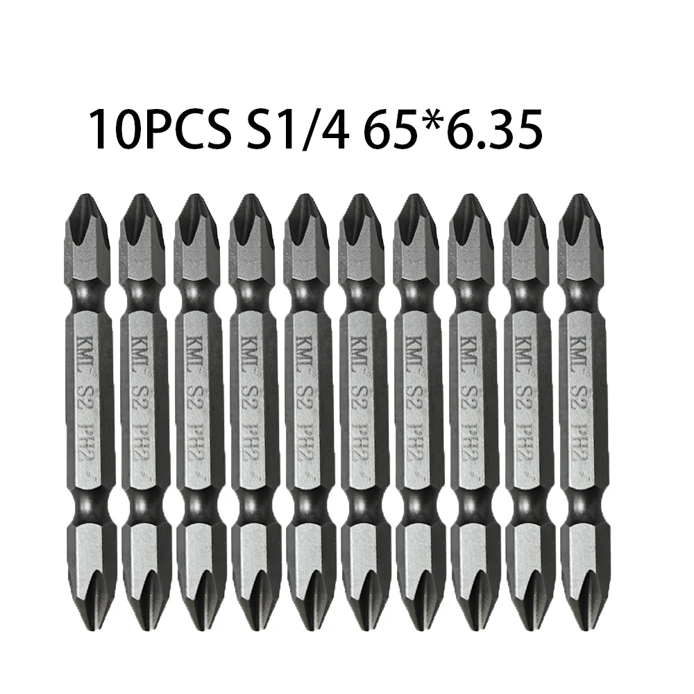 10pcs 65*6.35MM DB S2 Magnetic Bit for S1/4 6.35mm Electronics Screwdriver High Torque S1/4 Electrical screwdriver Repair Tools
10pcs 65*6.35MM DB S2 Magnetic Bit for S1/4 6.35mm Electronics Screwdriver High Torque S1/4 Electrical screwdriver Repair Tools