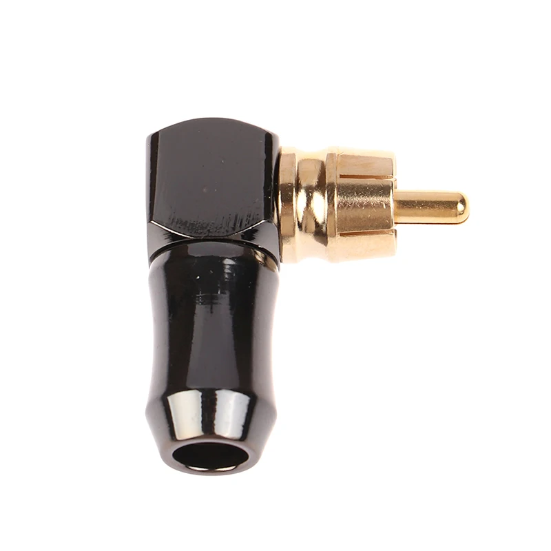 RCA Male Plug Video Connector Soldering Gold Plated Right Angle RCA Plug RCA Screw Terminal Connector
RCA Male Plug Video Connector Soldering Gold Plated Right Angle RCA Plug RCA Screw Terminal Connector