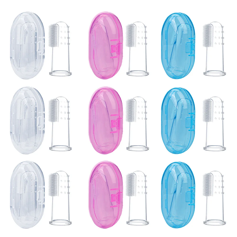 9 шт., силиконовая зубная щетка на палец для новорожденных, зубная щетка на палец для малышей, гигиена полости рта, удаление налета, дорожная коробка для хранения
9 шт., силиконовая зубная щетка на палец для новорожденных, зубная щетка на палец для малышей, гигиена полости рта, удаление налета, дорожная коробка для хранения