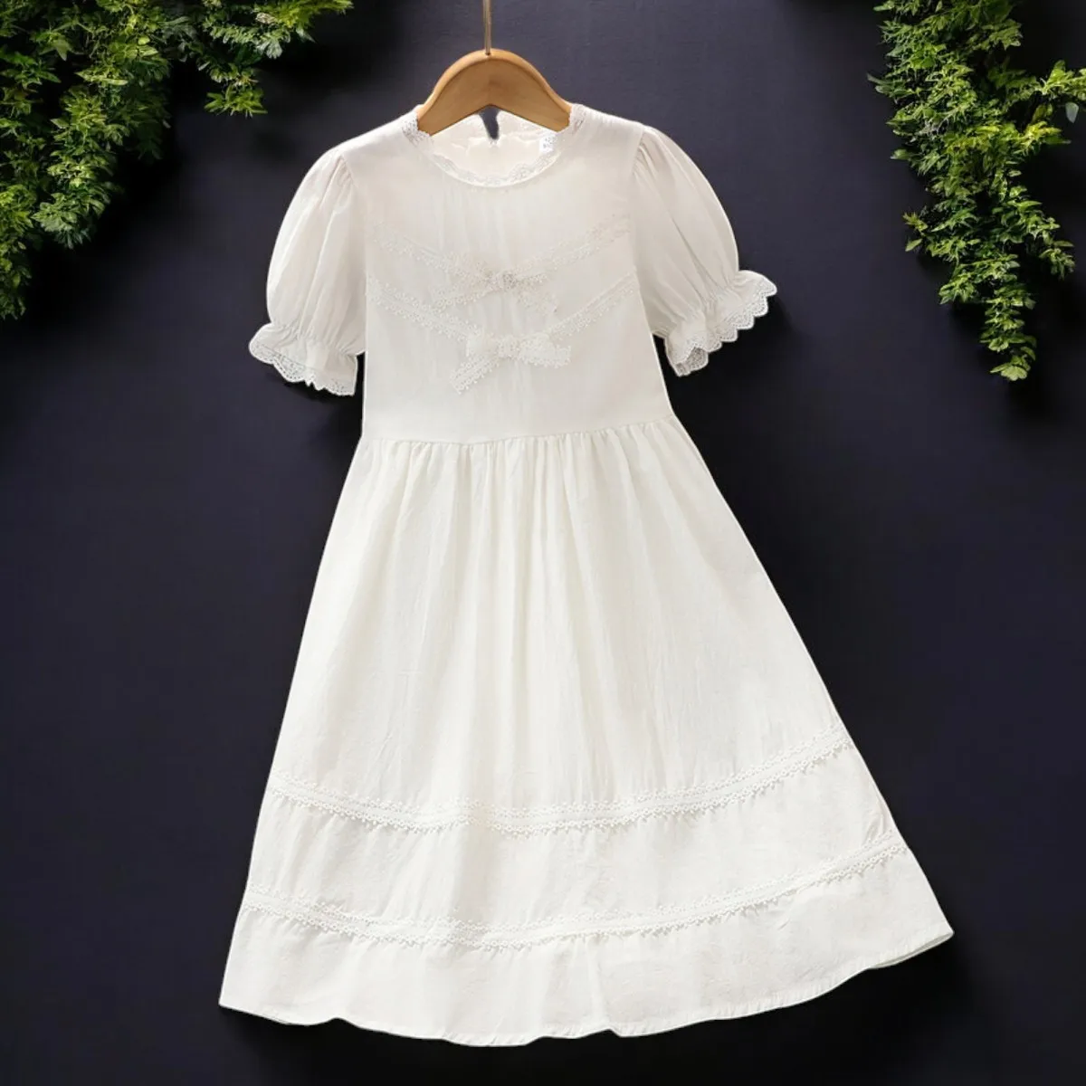 Baby Kids Lace Long Dresses for Girls Outfits White Flower Dress Summer Short Sleeve Children Princess Costumes 5 8 10 13 Years
Baby Kids Lace Long Dresses for Girls Outfits White Flower Dress Summer Short Sleeve Children Princess Costumes 5 8 10 13 Years