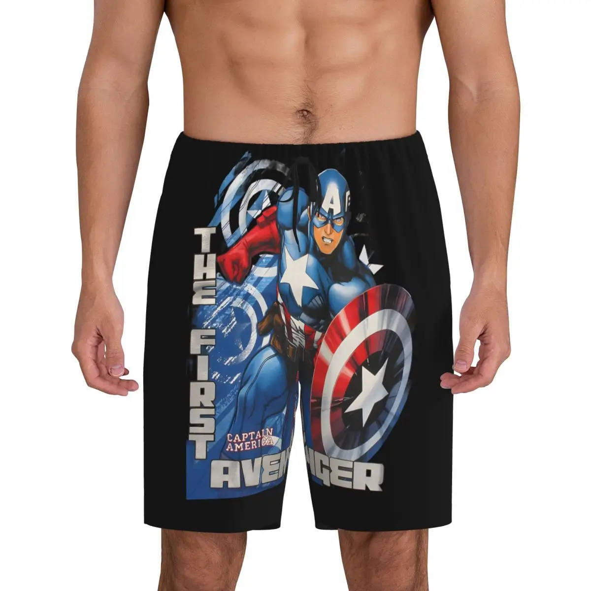 Custom Printed Men's Captain America Pajama Bottoms Sleepwear Pjs Sleep Shorts with Pockets
Custom Printed Men's Captain America Pajama Bottoms Sleepwear Pjs Sleep Shorts with Pockets