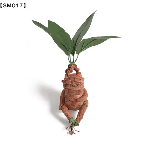 Mandrake Grass Resin Statue Landscape Ornament Art Figurine Crafts for Outdoor Garden Courtyard Living Room Bedroom Gift【SMQ】