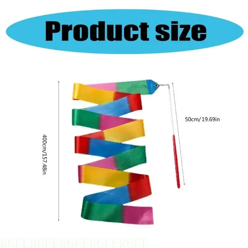 R6FE 10Pcs Long Ribbon Streamers Rhythmic Gymnastics for Artistic Dancing Gymnastic
R6FE 10Pcs Long Ribbon Streamers Rhythmic Gymnastics for Artistic Dancing Gymnastic