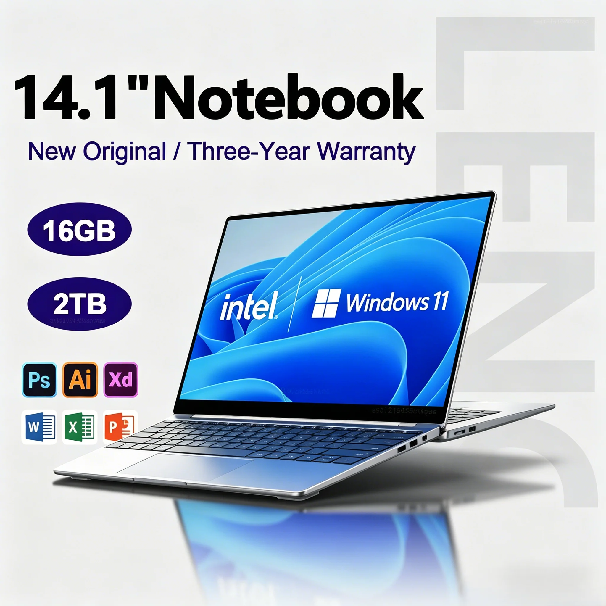 14.1-Inch Ultra Thin Lightweight Laptop with High Refresh Rate Screen, Intel N3700 Processor, 16GB RAM, 2TB SSD, Windows 11, Por
14.1-Inch Ultra Thin Lightweight Laptop with High Refresh Rate Screen, Intel N3700 Processor, 16GB RAM, 2TB SSD, Windows 11, Por