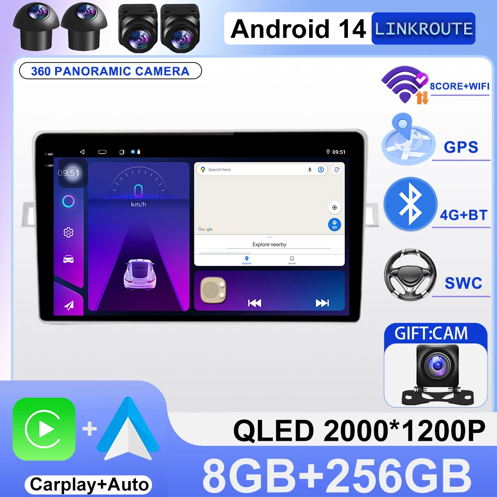 Автомобильный мультимедийный плеер Android 14 для Toyota Verso R20 2009-2018, авторадио, GPS-навигация, стерео радио Carplay, мультимедиа
Автомобильный мультимедийный плеер Android 14 для Toyota Verso R20 2009-2018, авторадио, GPS-навигация, стерео радио Carplay, мультимедиа