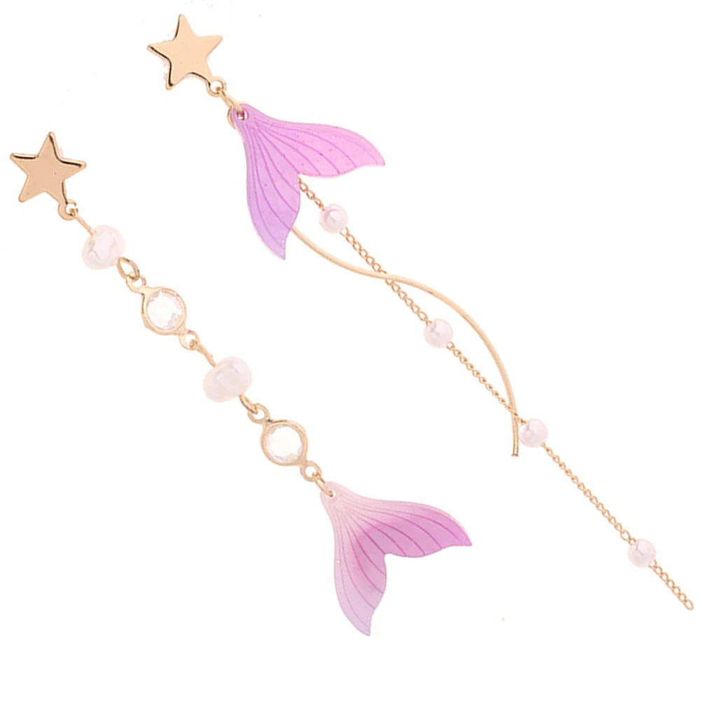 Mermaid Pearl Earrings Long Pearls Earrings Drop Women Temperament Dangle Fashion Pendant Tail Accessories Gifts 
Mermaid Pearl Earrings Long Pearls Earrings Drop Women Temperament Dangle Fashion Pendant Tail Accessories Gifts