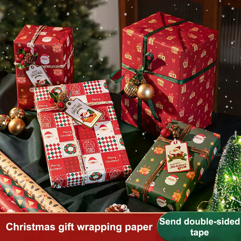 5 листов рождественской упаковочной бумаги 70*50 см, милый олень, Санта-Клаус, упаковочная бумага для подарков, упаковка подарков ручной работы
5 листов рождественской упаковочной бумаги 70*50 см, милый олень, Санта-Клаус, упаковочная бумага для подарков, упаковка подарков ручной работы