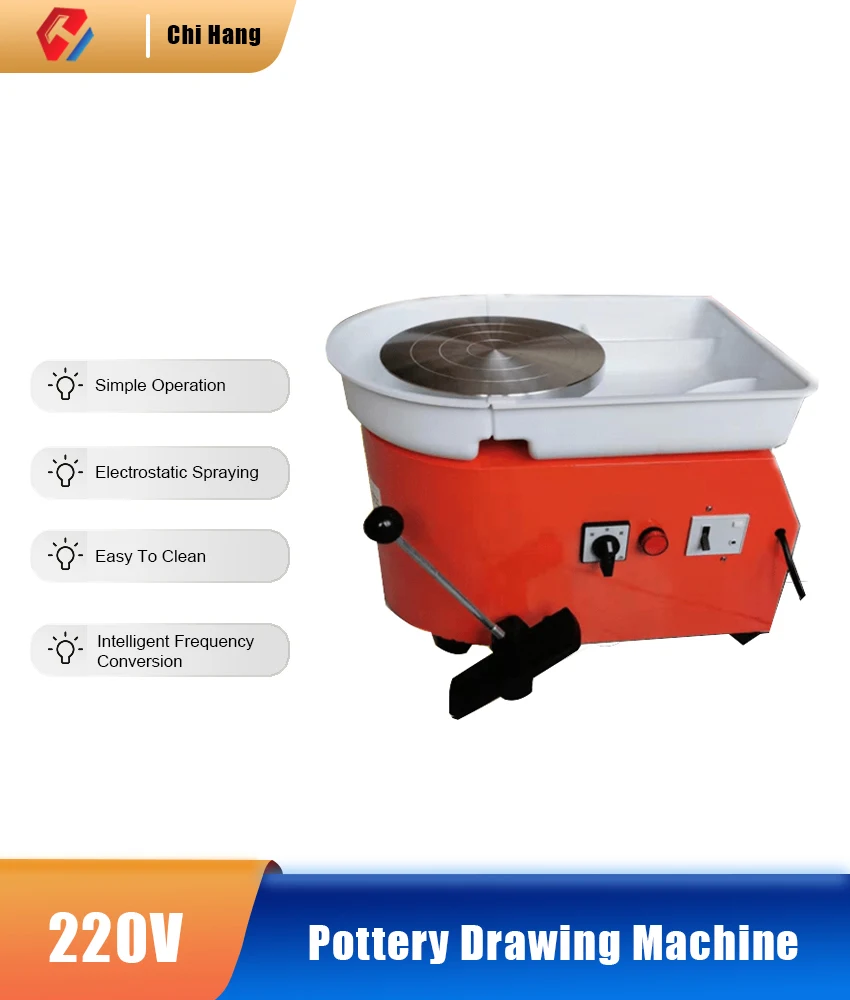 Mini Electric Wheel Pottery Wire Drawing Machine DIY Small Pottery Plate Crafts Machine Clay Plastic Crafts Forming Tools
Mini Electric Wheel Pottery Wire Drawing Machine DIY Small Pottery Plate Crafts Machine Clay Plastic Crafts Forming Tools