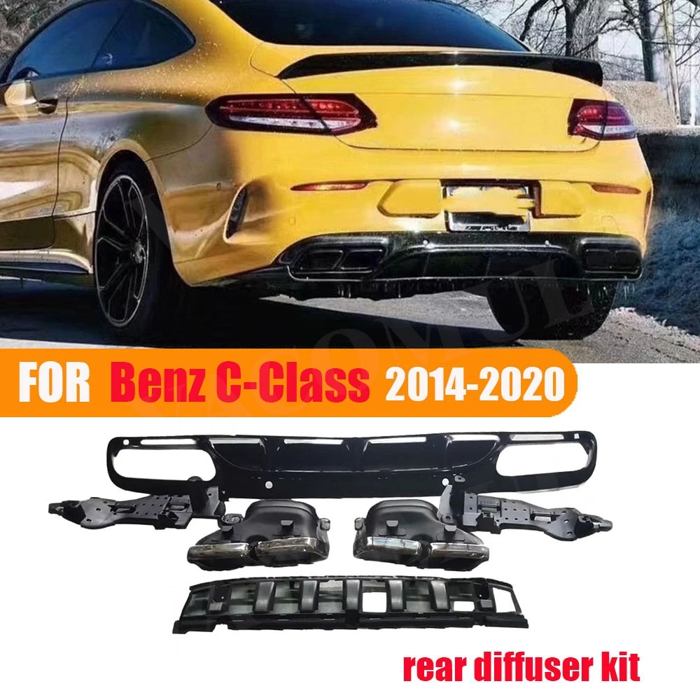 VACOMUL Glossy For Benz C Class C205 C63 AMG Coupe 2014-2020 Rear Diffuser Lip Bumper Guard Car Exterior Accessories Tuning Part
VACOMUL Glossy For Benz C Class C205 C63 AMG Coupe 2014-2020 Rear Diffuser Lip Bumper Guard Car Exterior Accessories Tuning Part