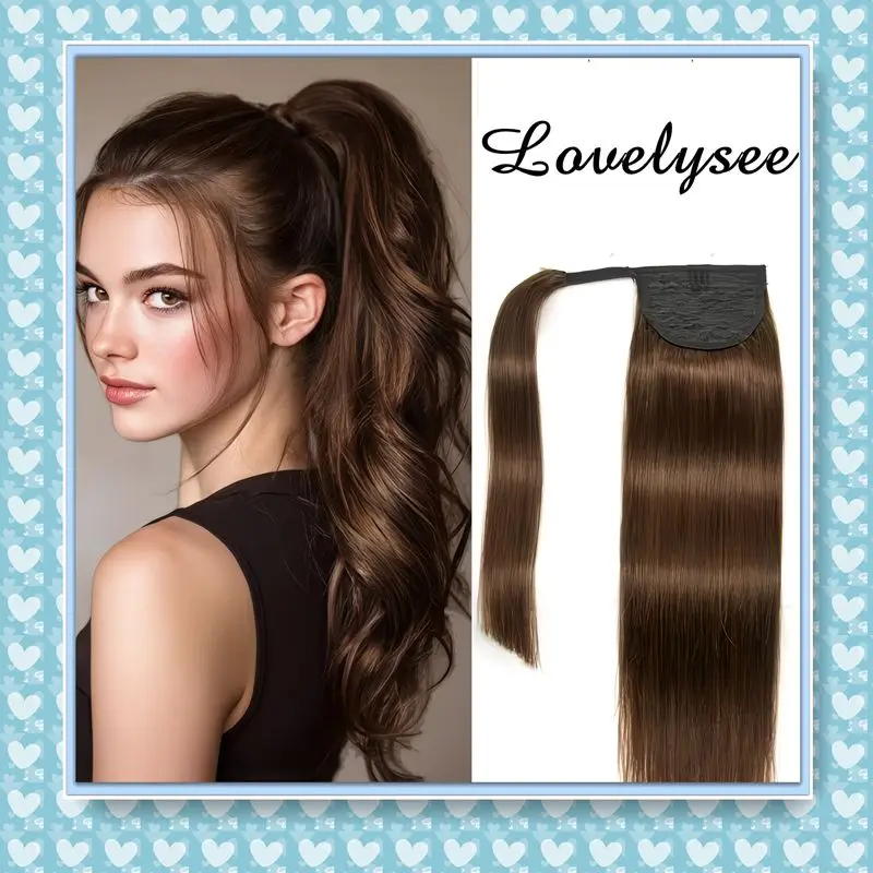 Straight Ponytail Human Hair Extensions 12-24 Inch Brown Drawstring Ponytail Natural Hairpiece For Women
Straight Ponytail Human Hair Extensions 12-24 Inch Brown Drawstring Ponytail Natural Hairpiece For Women
