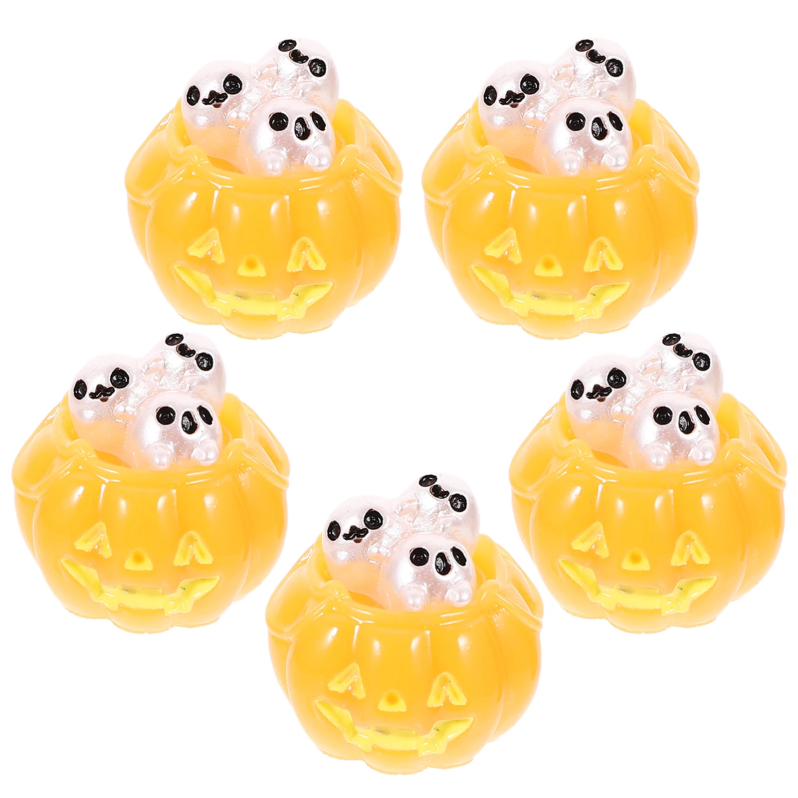 5pcs Halloween Miniature Statues Resin Pumpkin Skull Figurines Desktop Decorations Micro Landscape Charms Candy Bag Fillers
5pcs Halloween Miniature Statues Resin Pumpkin Skull Figurines Desktop Decorations Micro Landscape Charms Candy Bag Fillers