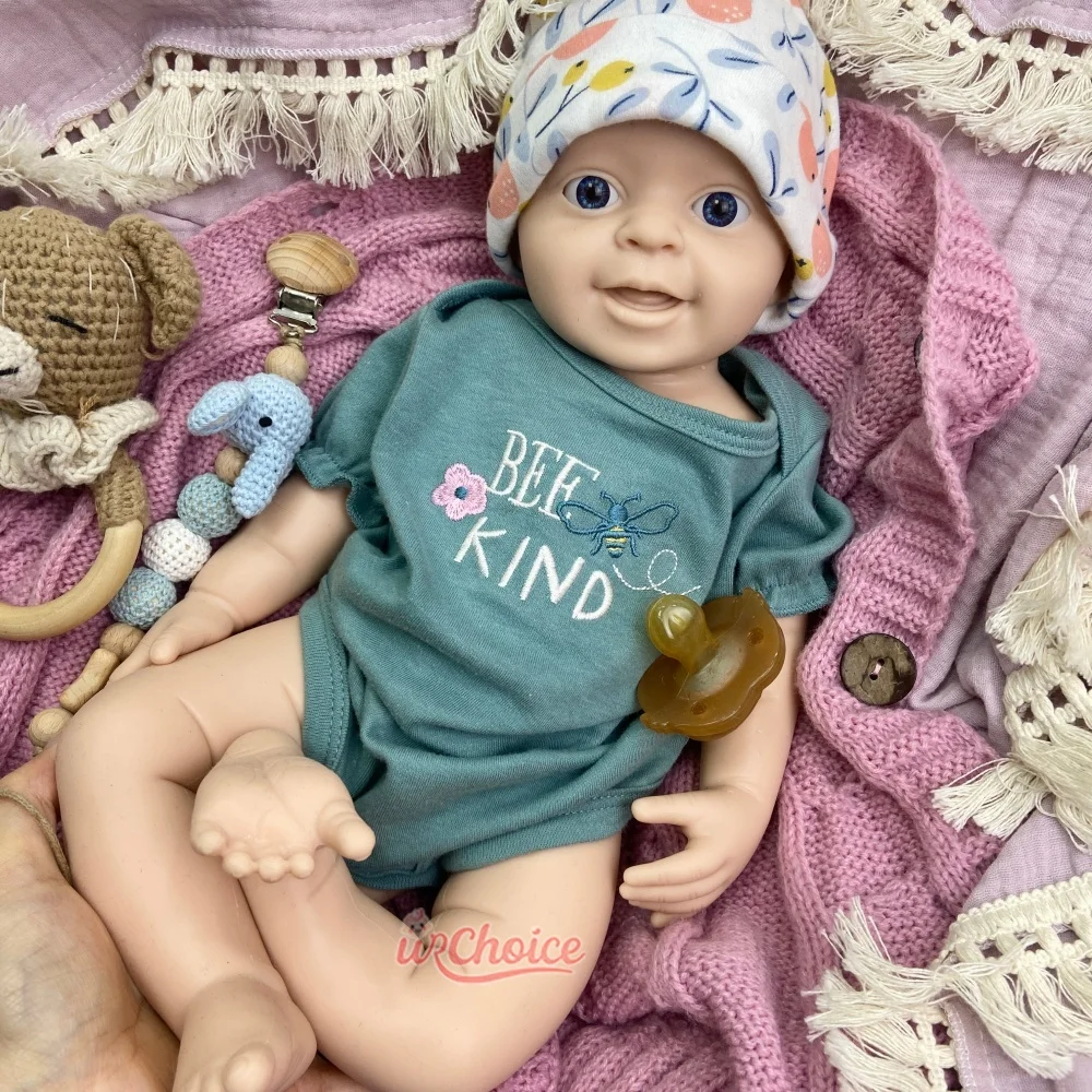 Handmade 18inch Soft Boy Full Silicone Reborn Baby Doll Real Touch Unpainted Newborn Art Doll For Painter Diy Toy
Handmade 18inch Soft Boy Full Silicone Reborn Baby Doll Real Touch Unpainted Newborn Art Doll For Painter Diy Toy