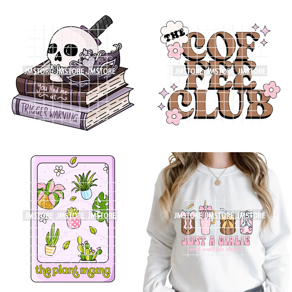 Coffee Mom Club Girlie Drink Reading Motivational Positive Quotes Iron on DTF Heat Transfers Stickers Ready to Press for Clothes
Coffee Mom Club Girlie Drink Reading Motivational Positive Quotes Iron on DTF Heat Transfers Stickers Ready to Press for Clothes