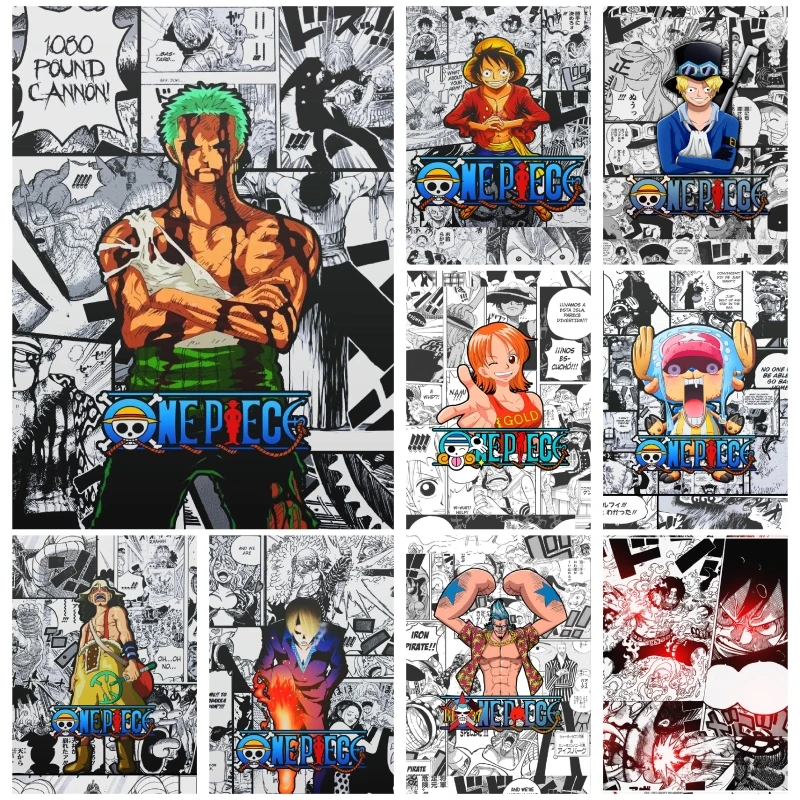 Posters and Prints One Piece Luffy Zoro Chopper Wall Art Comics Pictures Children Bedroom Decor Decoration Paintings Modern Home
Posters and Prints One Piece Luffy Zoro Chopper Wall Art Comics Pictures Children Bedroom Decor Decoration Paintings Modern Home