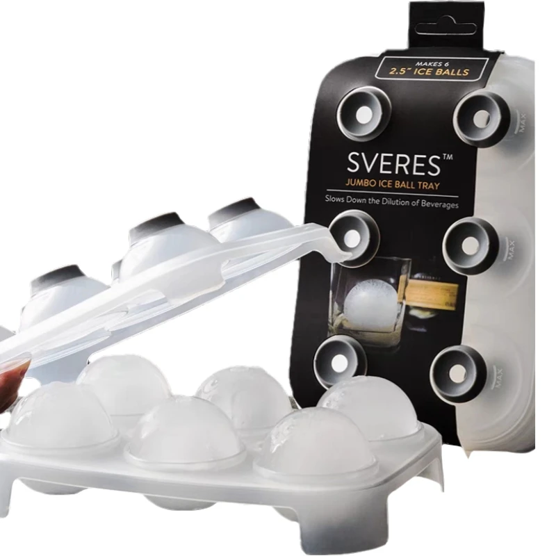 SVERES Jumbo Ice Mold Silicone Ice Cube Tray Mould Shape Cocktails (Set of 6) Halloween Party Spooky Fun Bar Tool Bar Accessory
SVERES Jumbo Ice Mold Silicone Ice Cube Tray Mould Shape Cocktails (Set of 6) Halloween Party Spooky Fun Bar Tool Bar Accessory