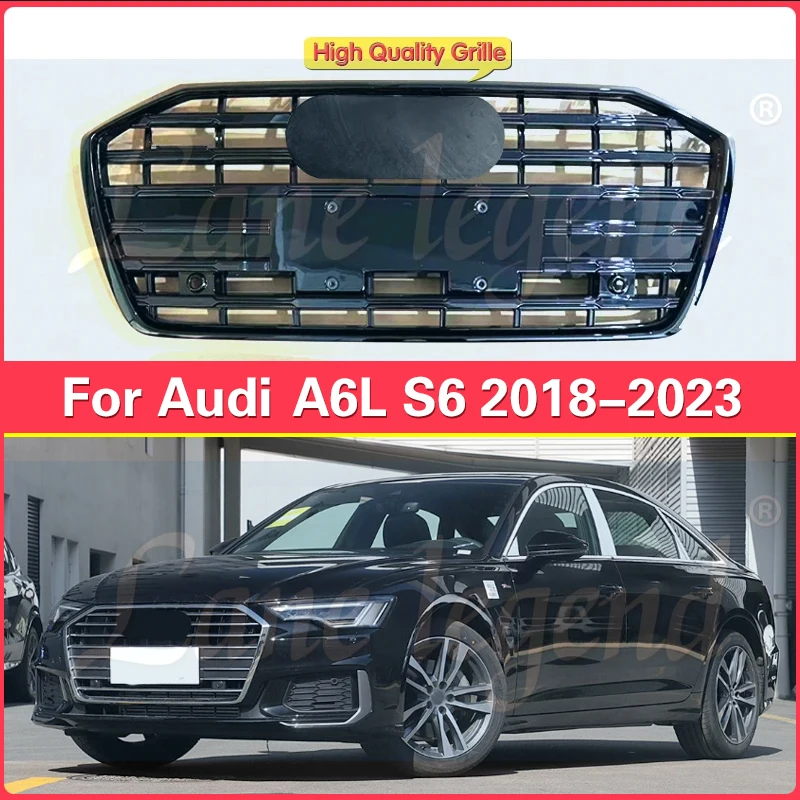 Suitable For Audi A6 A6L 2018-2023 Car Front Bumper Grille Center Grille (S6 Style Dedicated) Front Bumper Hood Cover
Suitable For Audi A6 A6L 2018-2023 Car Front Bumper Grille Center Grille (S6 Style Dedicated) Front Bumper Hood Cover