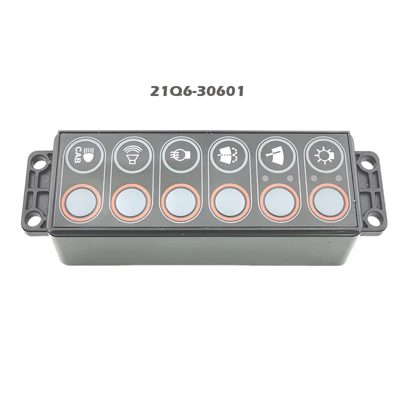 21Q6-30601 Headlight Control Switch Panel for Excavator R140LC9 R145CR9 R160LC9 R180LC9
21Q6-30601 Headlight Control Switch Panel for Excavator R140LC9 R145CR9 R160LC9 R180LC9
