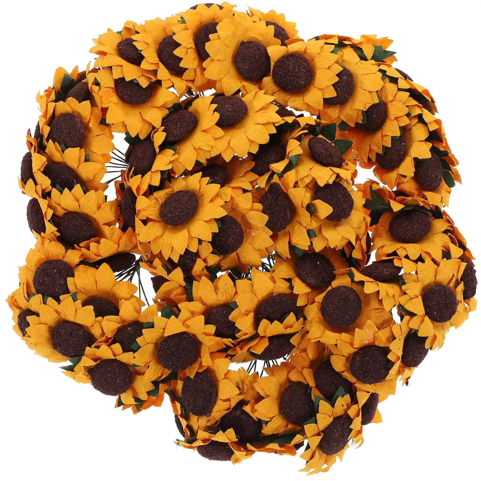 100 Pcs Wedding Artificial Sunflower Party Flower For Wedding Decor Office DecorFlowers Bouquet Bouquet
100 Pcs Wedding Artificial Sunflower Party Flower For Wedding Decor Office DecorFlowers Bouquet Bouquet