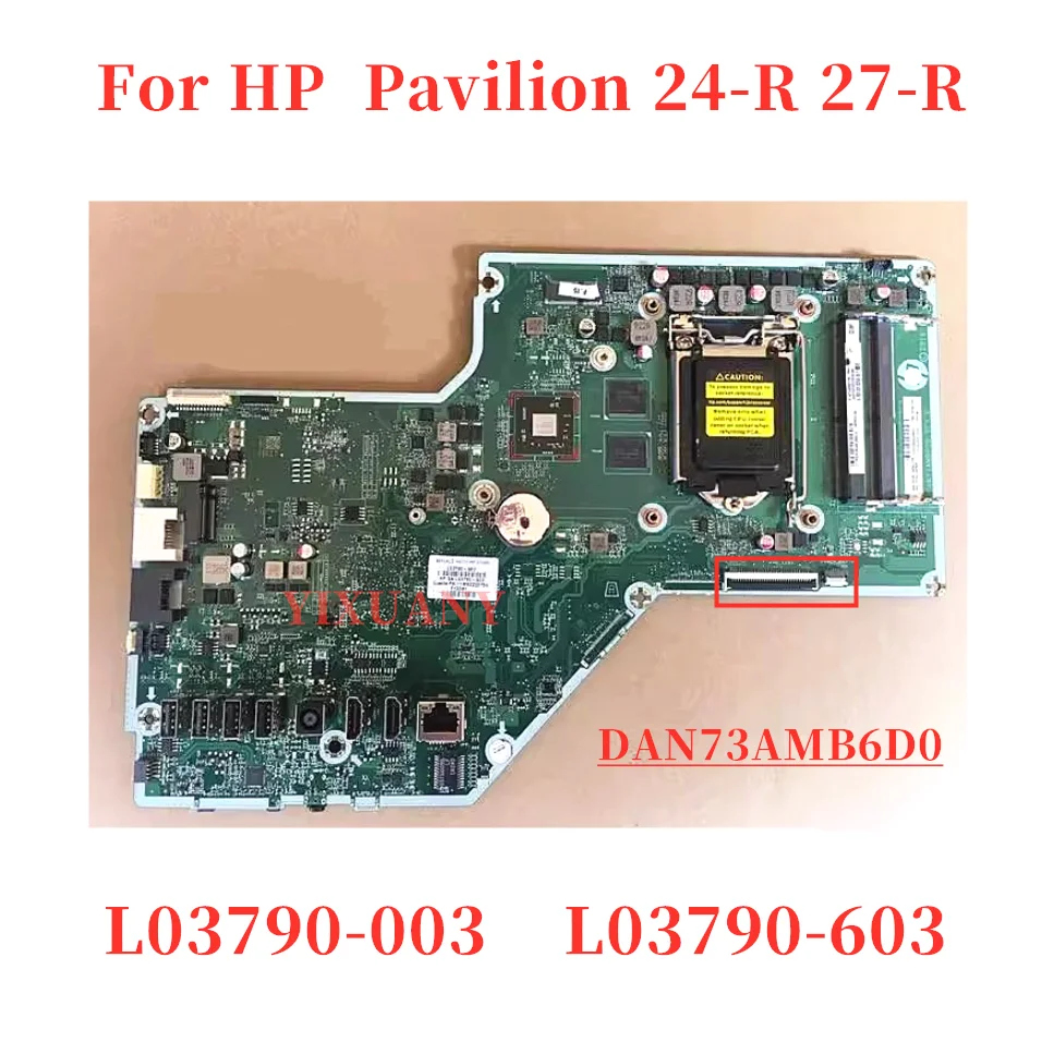 DAN73AMB6D0 для HP Pavilion 24-R 27-R материнская плата AIO с Radeon R7 M460 2GB-GPU DDR4, поддержка LGA1151
DAN73AMB6D0 для HP Pavilion 24-R 27-R материнская плата AIO с Radeon R7 M460 2GB-GPU DDR4, поддержка LGA1151