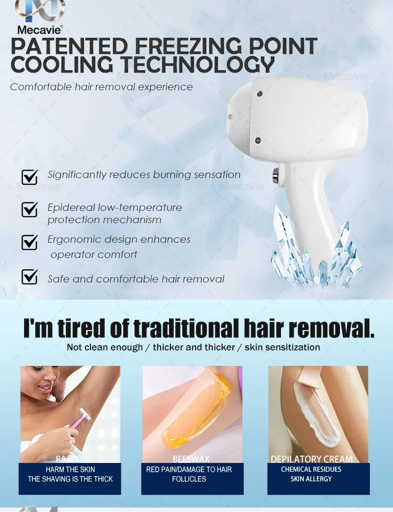 The Best-selling Diode Laser Hair Removal Device Is Permanent And Painless With Freezing-Point Cooling, Suitable For Salons And
The Best-selling Diode Laser Hair Removal Device Is Permanent And Painless With Freezing-Point Cooling, Suitable For Salons And