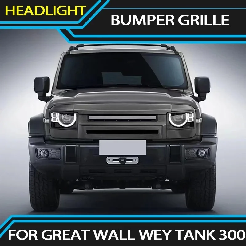 Решетка для переднего бампера автомобиля и сборка фар для Great Wall Wey Tank 300, модифицированное фото, ширина фар, лампа, гриль, Grild
Решетка для переднего бампера автомобиля и сборка фар для Great Wall Wey Tank 300, модифицированное фото, ширина фар, лампа, гриль, Grild