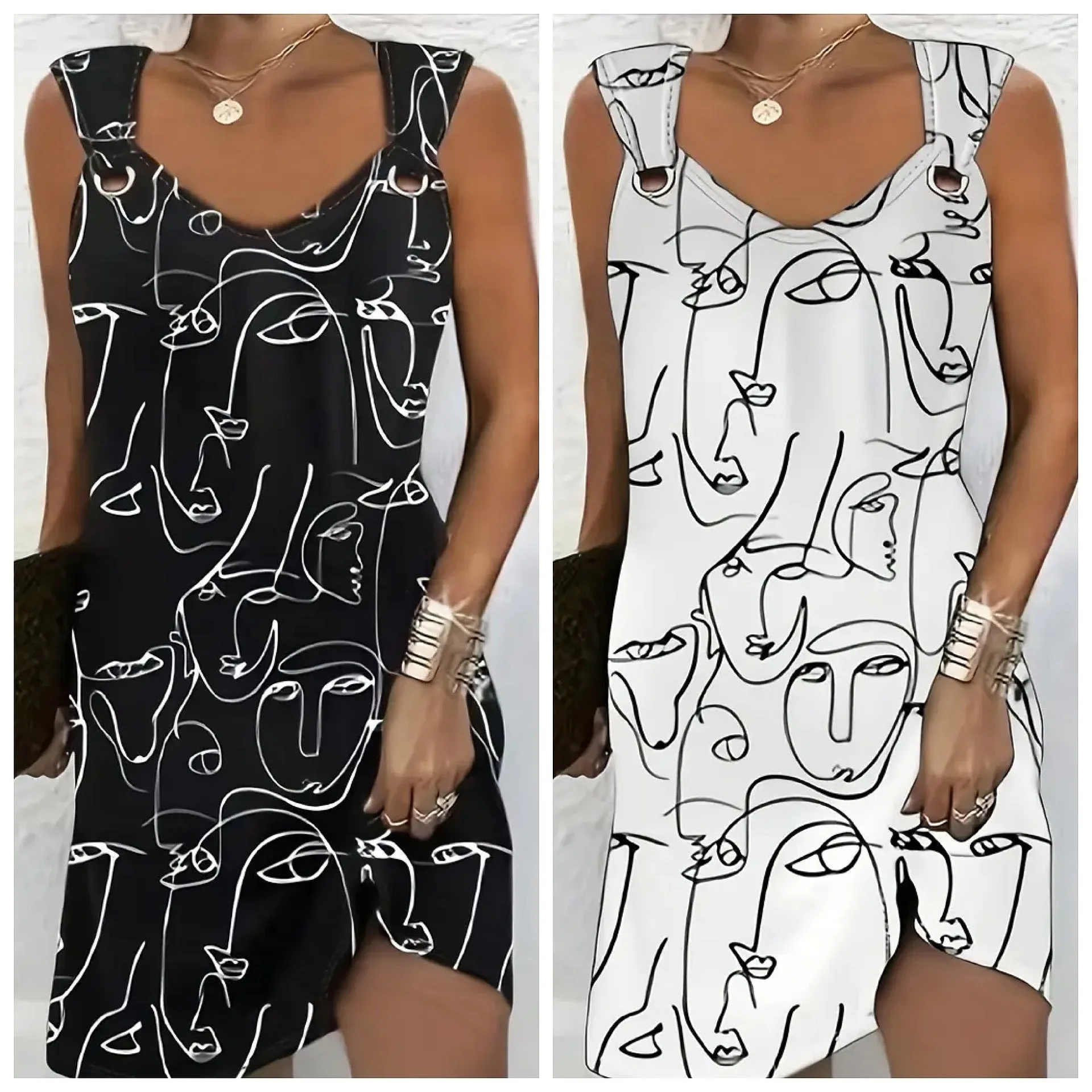 2025 Summer Street Fashion Printed 3D Abstract Pattern Button Design Dress
2025 Summer Street Fashion Printed 3D Abstract Pattern Button Design Dress