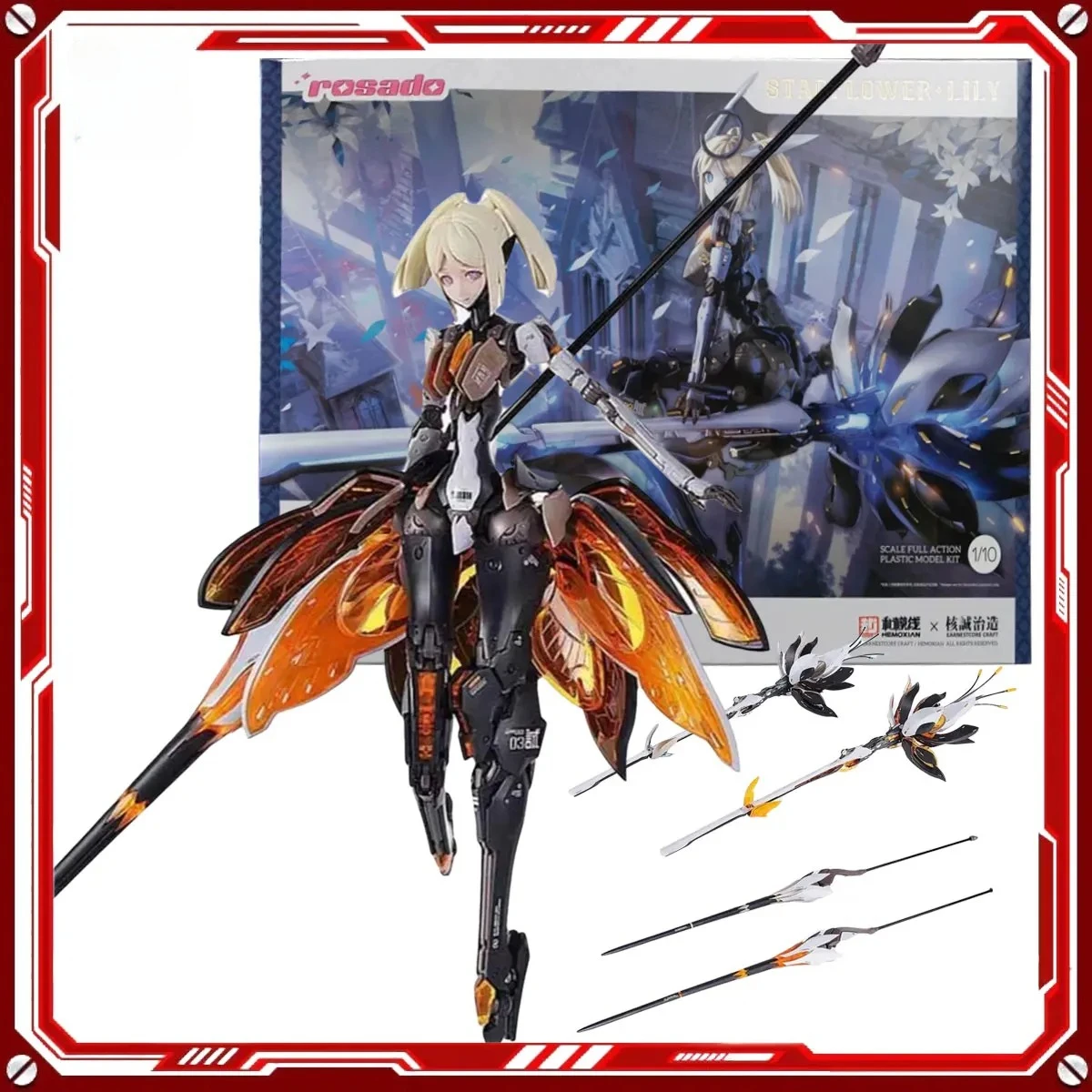 HEMOXIAN Genuine Anime Model Kits STARFLOWER LILY RS-03 Toys Action Figure Assembly Model Gift for Kids Christmas Present
HEMOXIAN Genuine Anime Model Kits STARFLOWER LILY RS-03 Toys Action Figure Assembly Model Gift for Kids Christmas Present