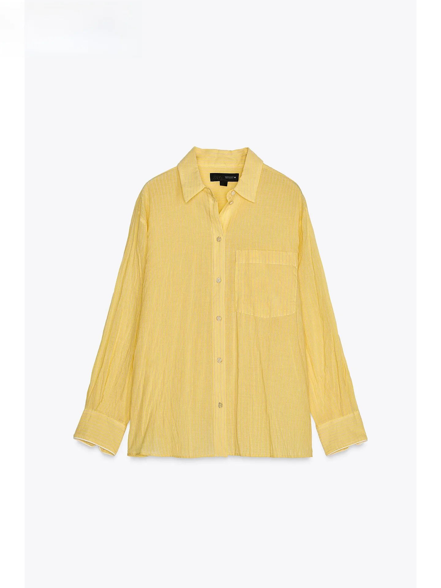 ZAPRHA 2025 New Faion Loose Women's Long Sve irt Cotton Stripe Pleated Slimming Casual Busin Sle Summer irt
ZAPRHA 2025 New Faion Loose Women's Long Sve irt Cotton Stripe Pleated Slimming Casual Busin Sle Summer irt