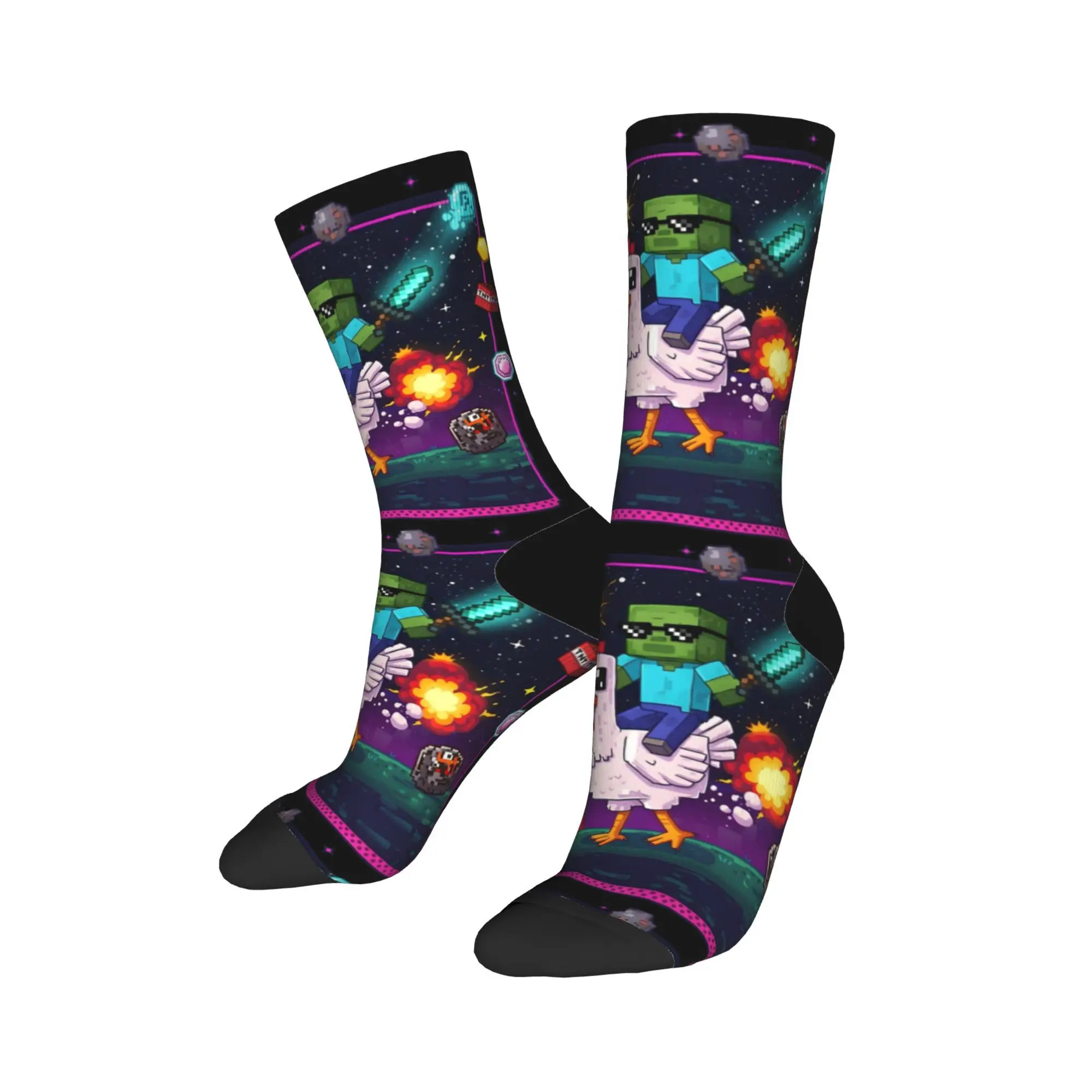 Hip-hop Chicken jockey Basketball Socks Polyester Long Socks for Women Men Sweat Absorbing
Hip-hop Chicken jockey Basketball Socks Polyester Long Socks for Women Men Sweat Absorbing