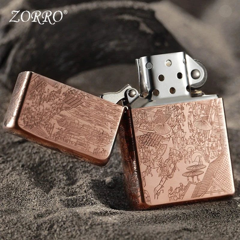 Zorro ветрозащитная красная медная зажигалка, винтажный шлифовальный круг, сделай сам, зажигалка ручной работы, мужская коллекция, подарок, инструмент для курения 
Zorro ветрозащитная красная медная зажигалка, винтажный шлифовальный круг, сделай сам, зажигалка ручной работы, мужская коллекция, подарок, инструмент для курения