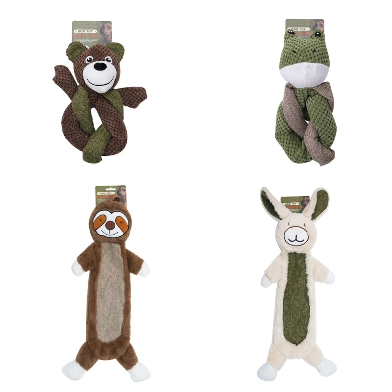 Dog Squeaky Fetching Toy Tug-of-war Game for Dogs Teething Chew Molar Toy Dog Cartoon Bear Toy for Indoor Dogs
Dog Squeaky Fetching Toy Tug-of-war Game for Dogs Teething Chew Molar Toy Dog Cartoon Bear Toy for Indoor Dogs