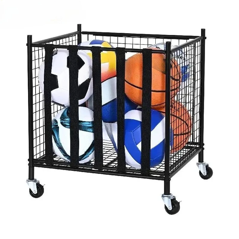 Rolling Sports Ball Storage Cart Sport Equipment for Indoor Outdoor Steel Storage Rack for Garages Gym and Schools
Rolling Sports Ball Storage Cart Sport Equipment for Indoor Outdoor Steel Storage Rack for Garages Gym and Schools